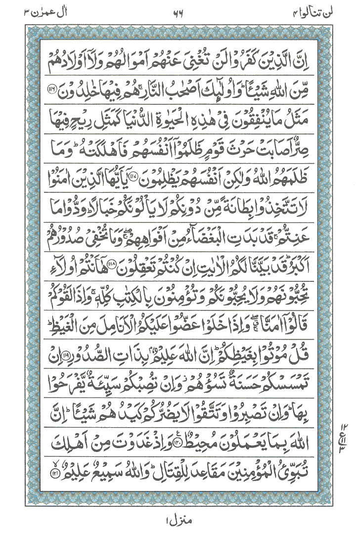 Ayat No 116 to 121