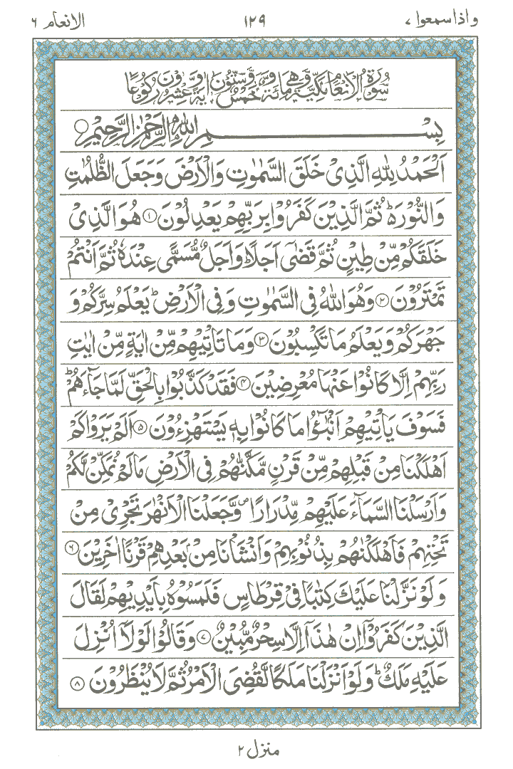 Ayat No 1 to 8